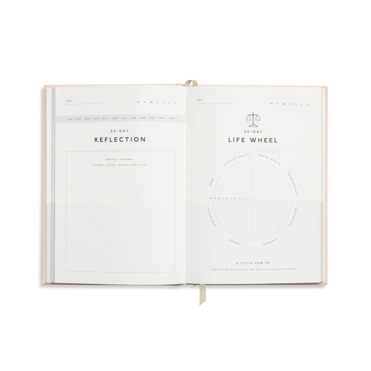 Gratitude Attitude A5 Hardcover Guided Gratitude Journal