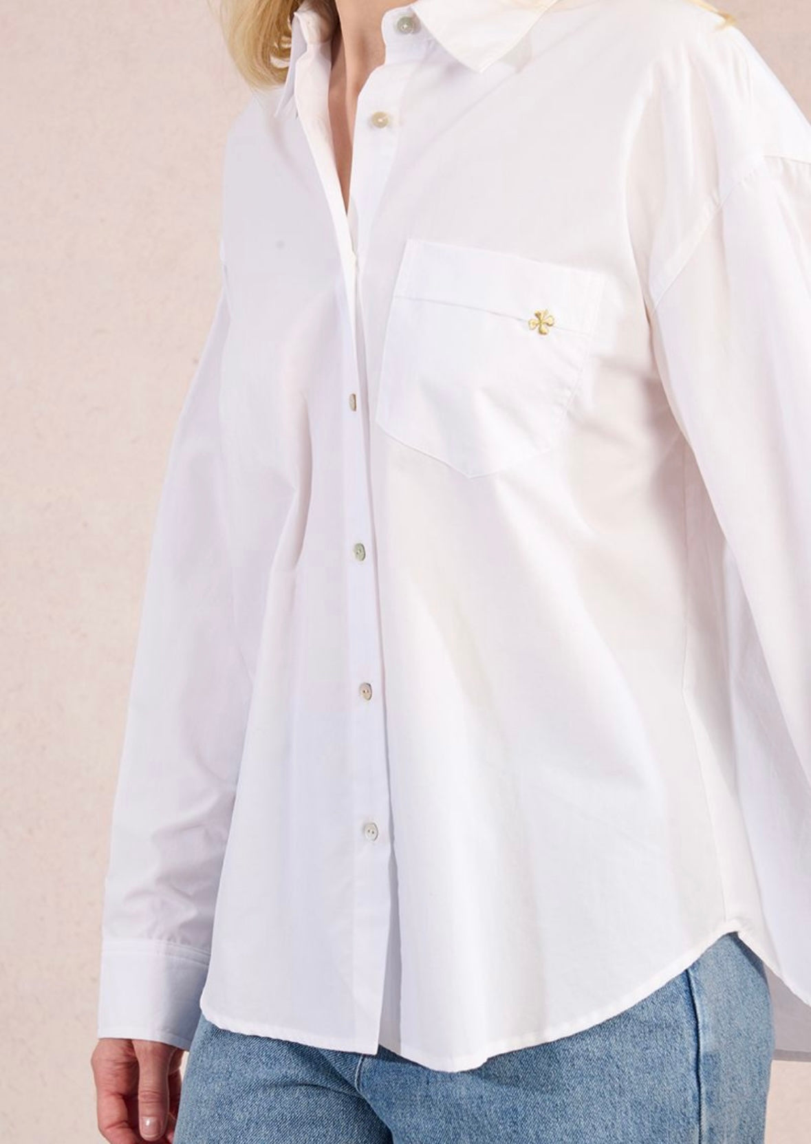 The Charm Button Down | White