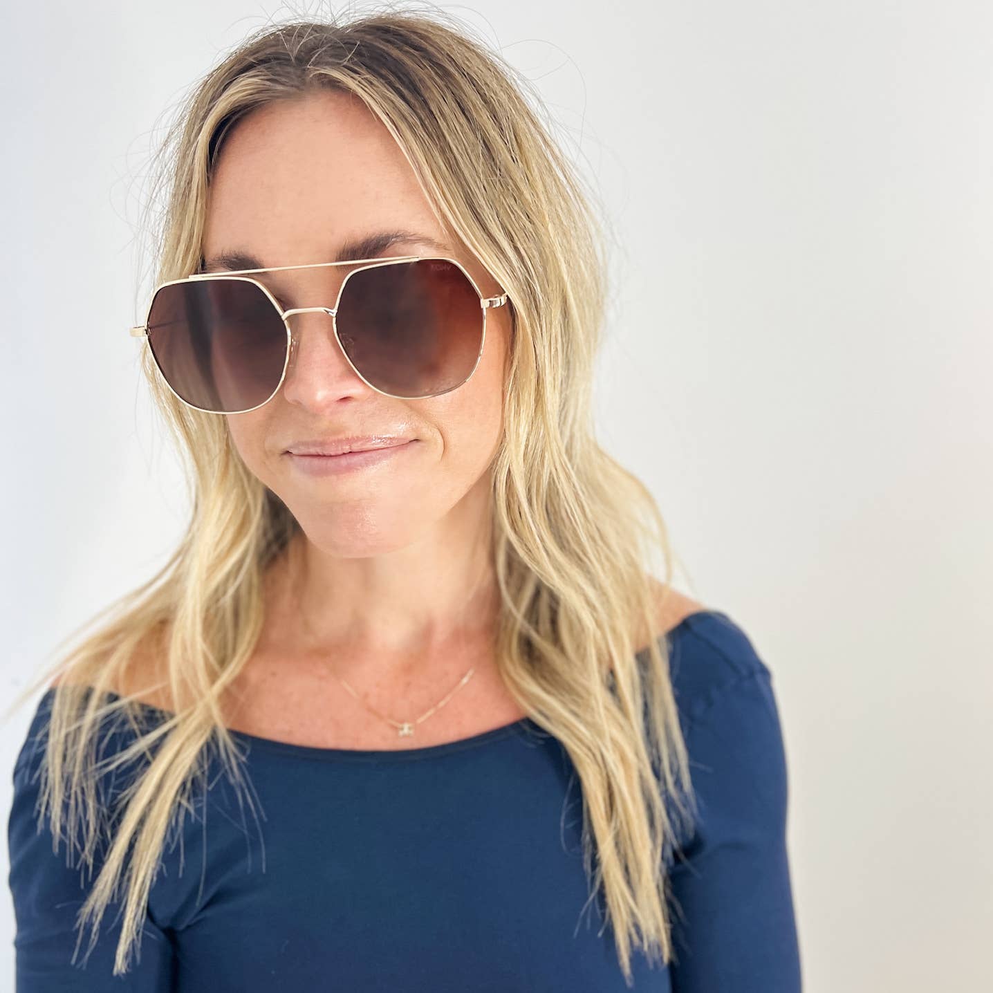 PALM FADE Polarized Premium Metal Geometric Sunglasses