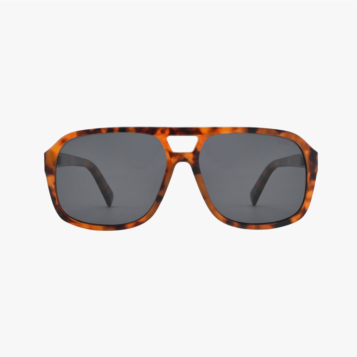 SUMMIT TORTOISE Polarized Square Trendy Aviator Sunglasses