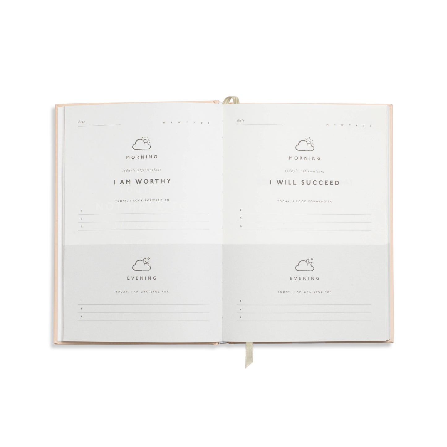 Gratitude Attitude A5 Hardcover Guided Gratitude Journal