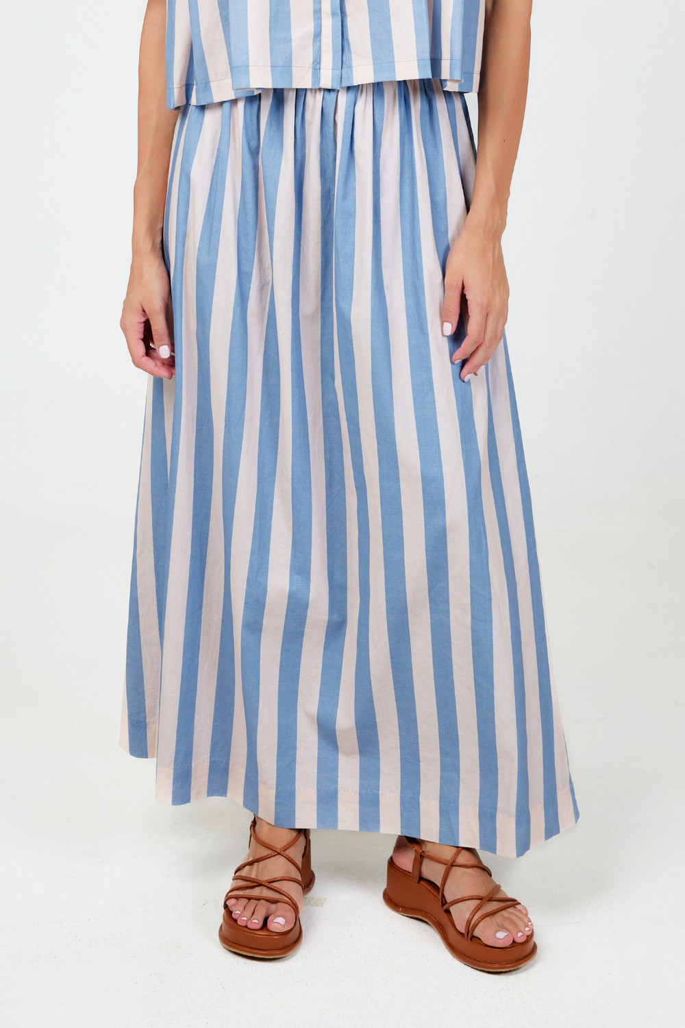 Naomi Skirt | Nautical Stripe