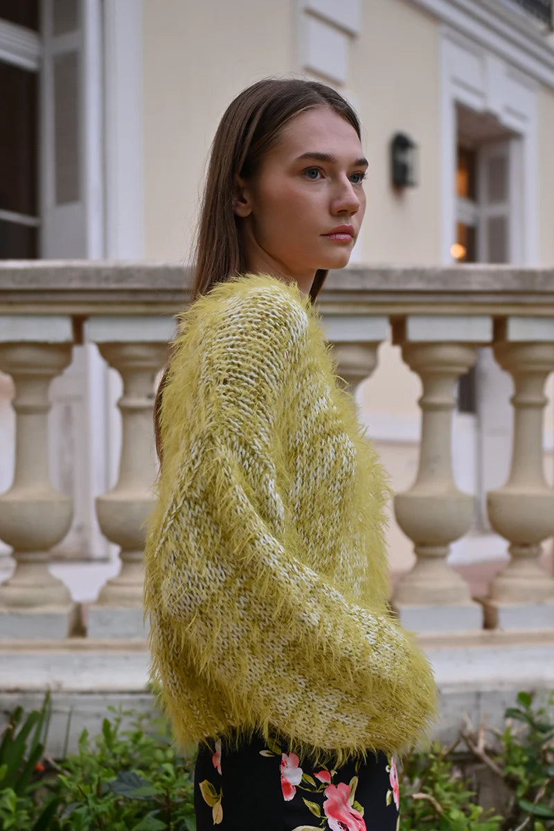 Juno Sweater | Chartreuse