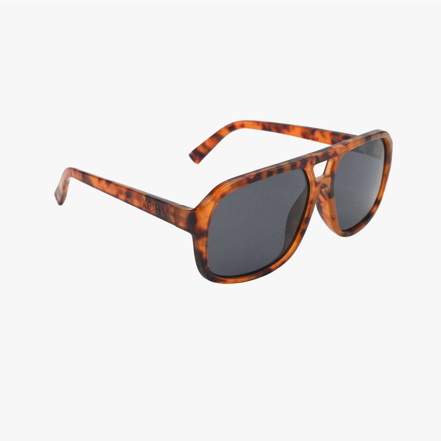 SUMMIT TORTOISE Polarized Square Trendy Aviator Sunglasses