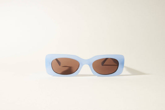 Iris - Neptune Blue Rectangular Trendy Sunglasses