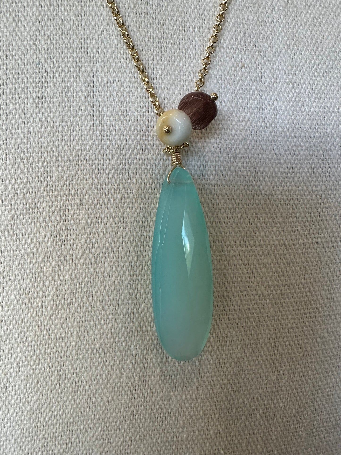 Lagoon Drop Necklace
