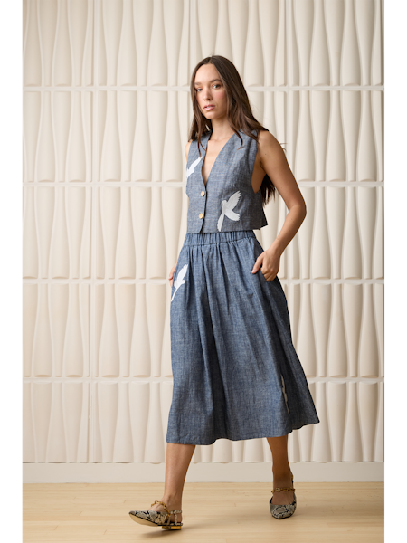 Galapagos Skirt | Denim