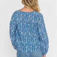 Aaina Blouse | Blue