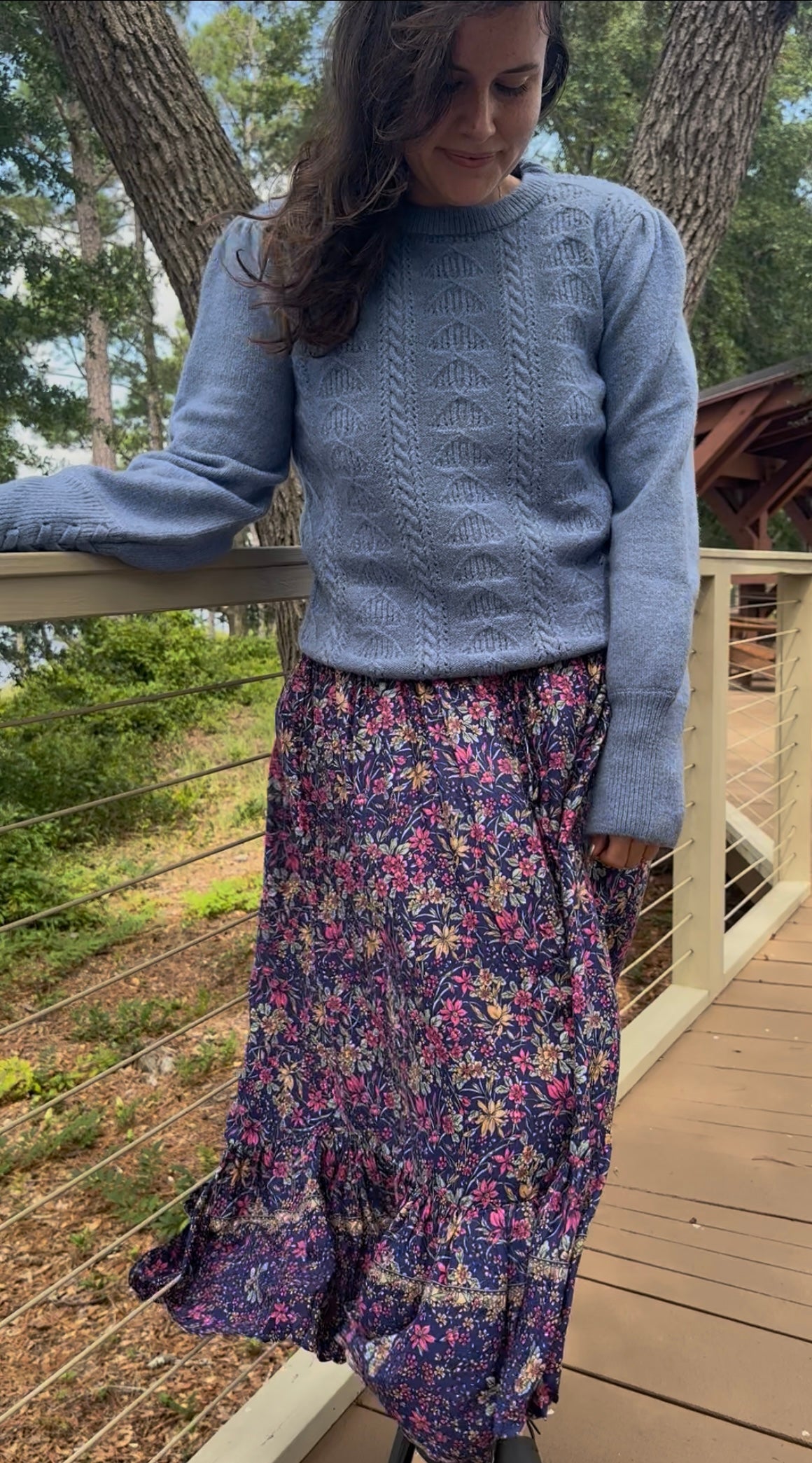 Drifter Skirt | Navy Iris