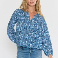 Aaina Blouse | Blue