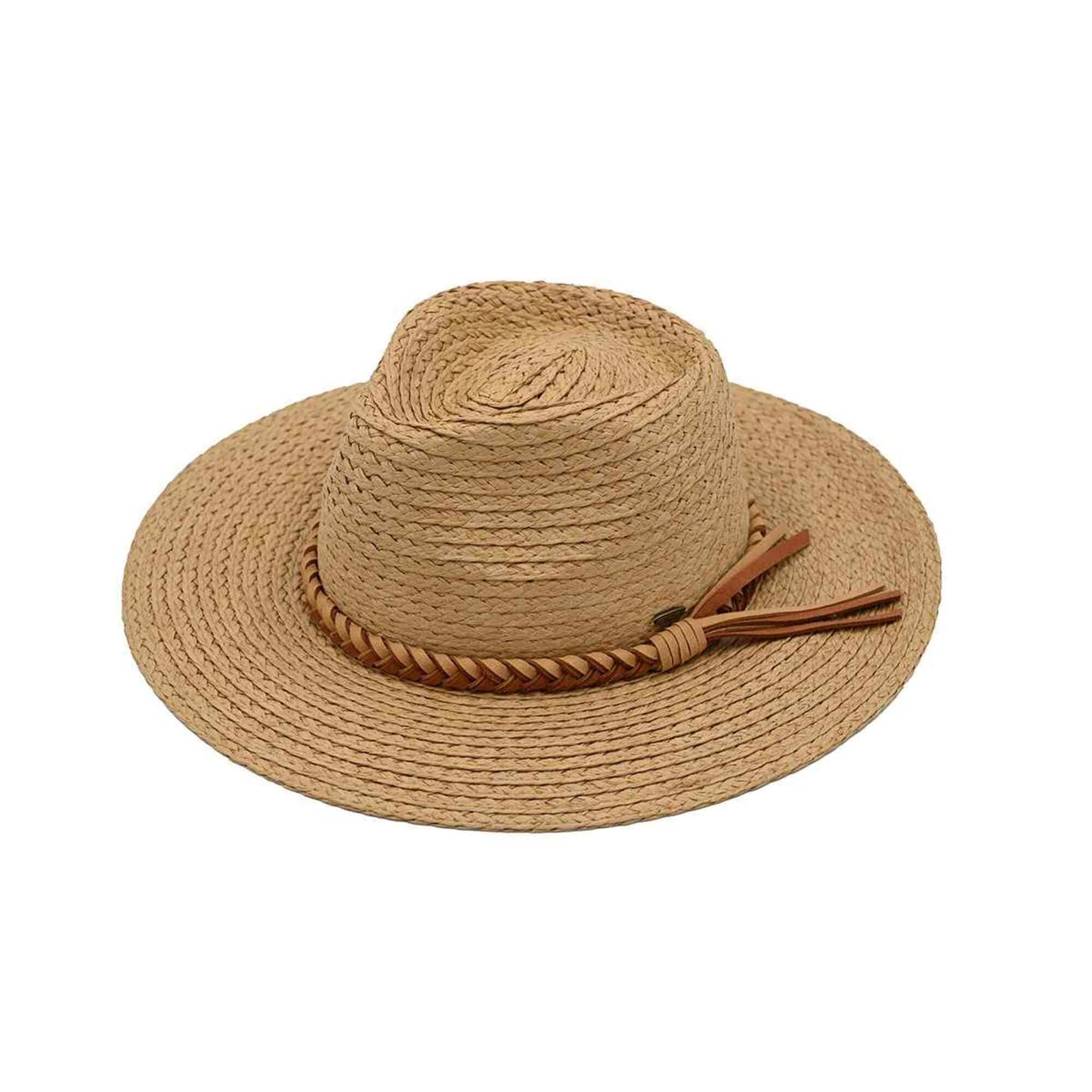 Braided Band Straw Panama Hat