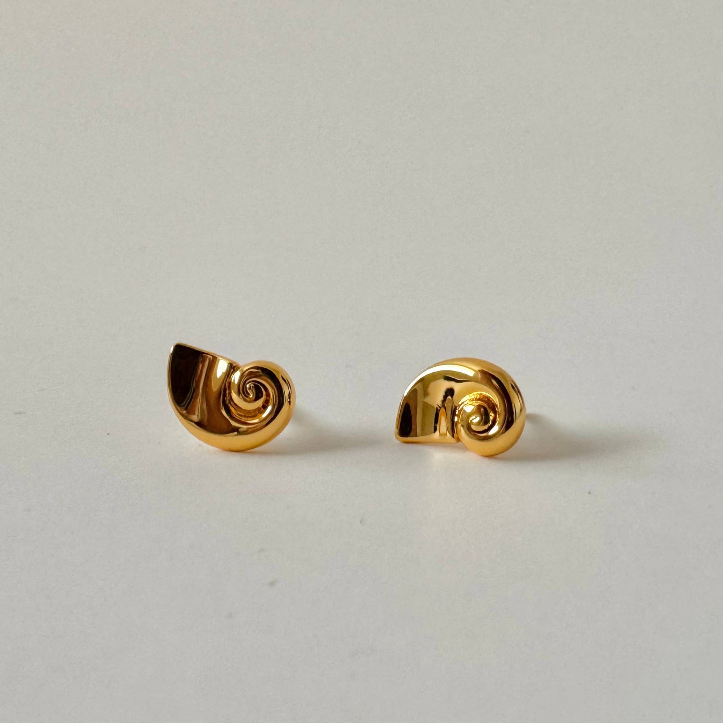 Nautilus Shell Studs
