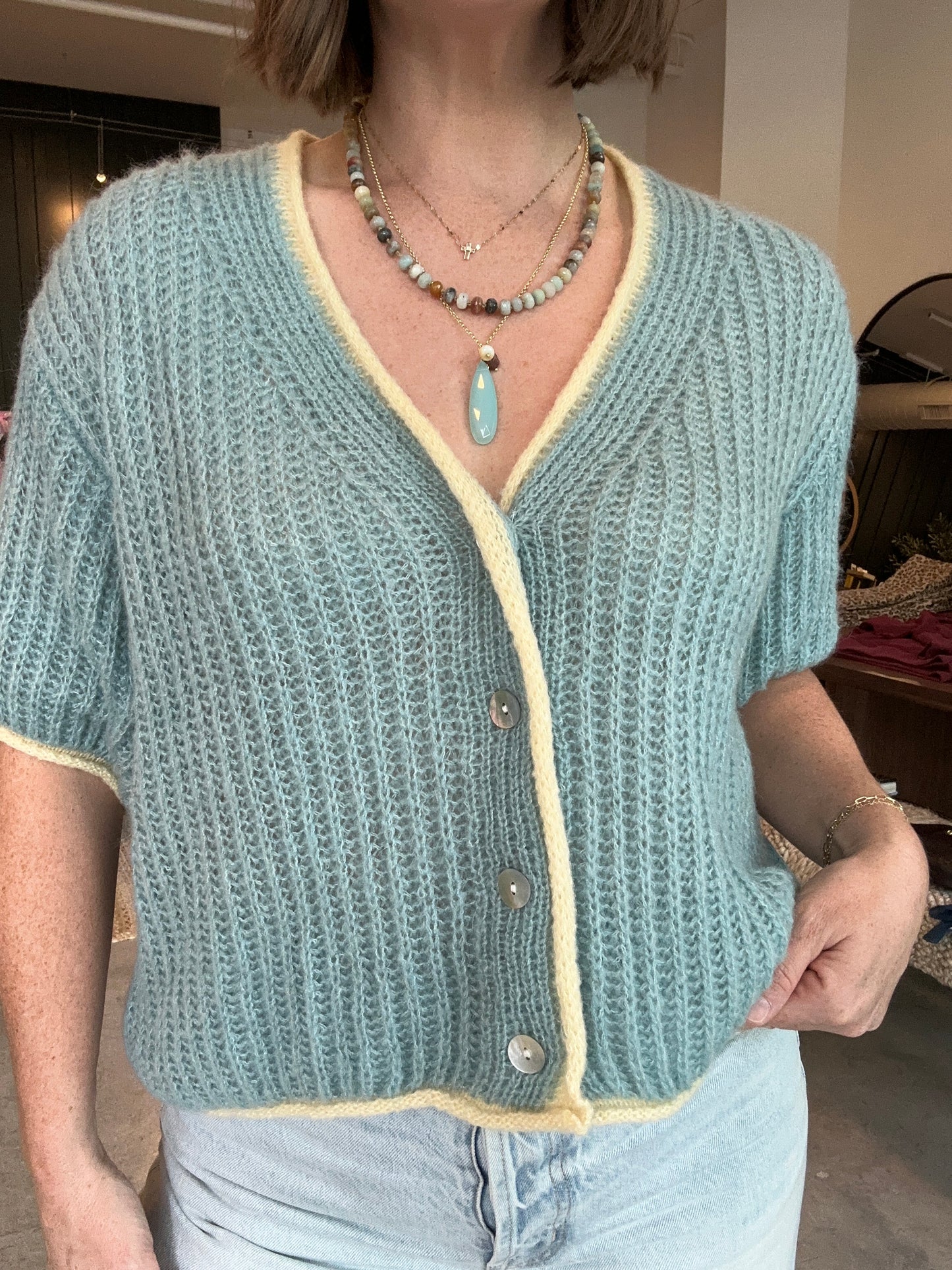 Patsy Cardigan | Blue