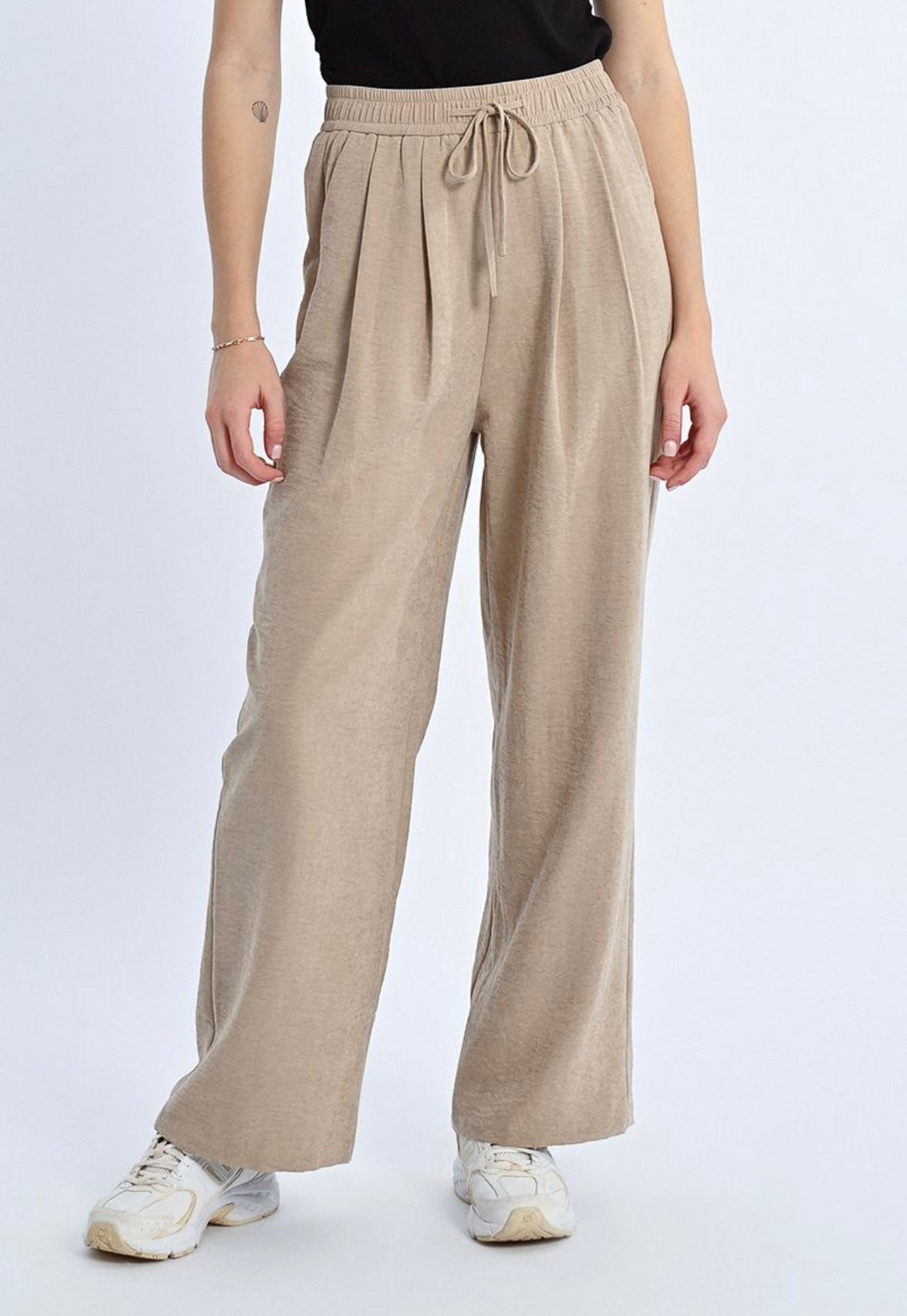 Tula Woven Pant | Beige