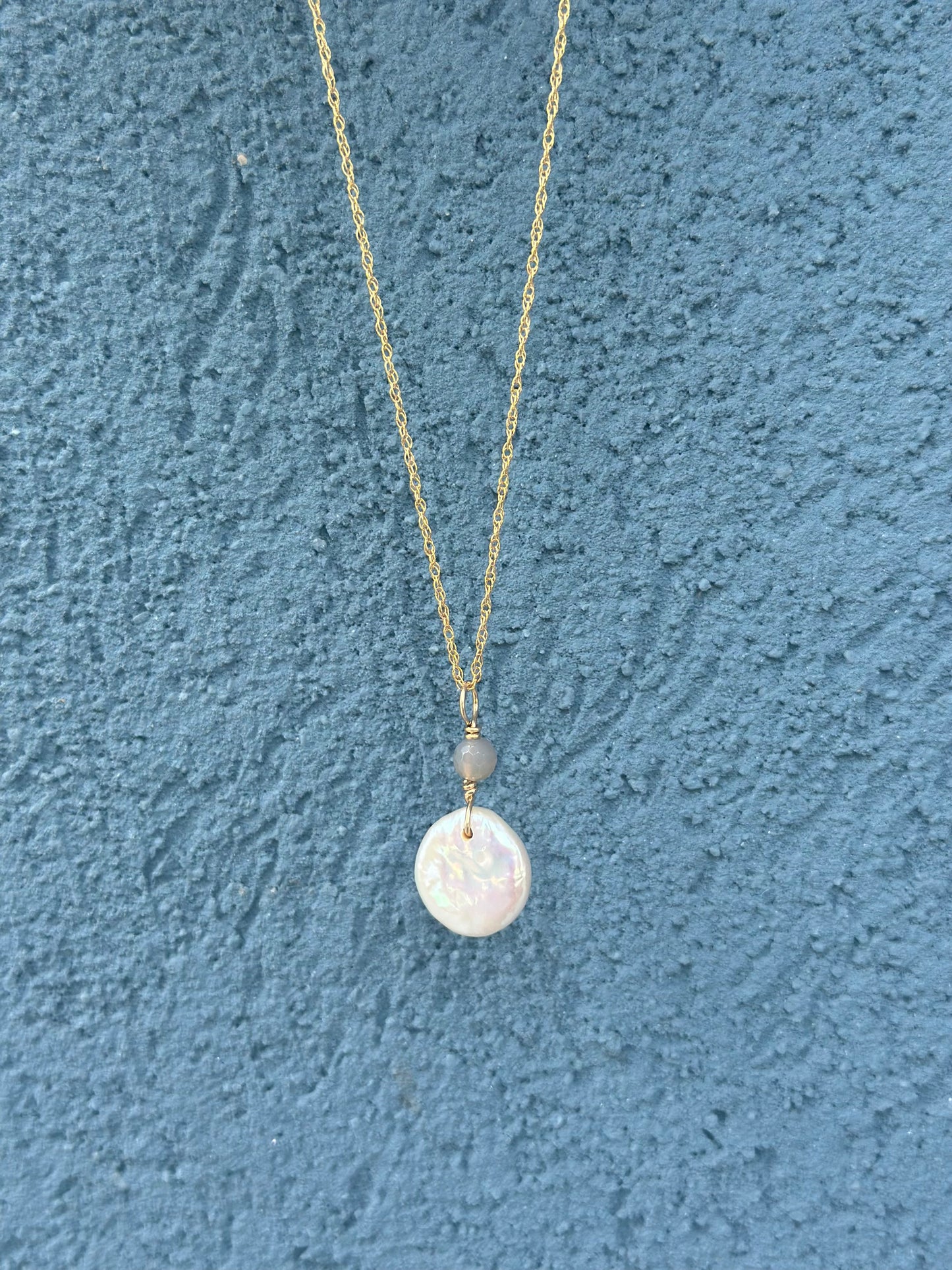 Pearl Coin Necklace