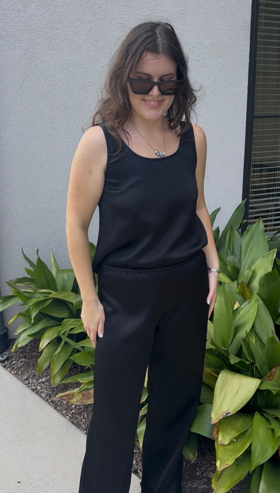 Lola Crinkle Wide Leg Pant