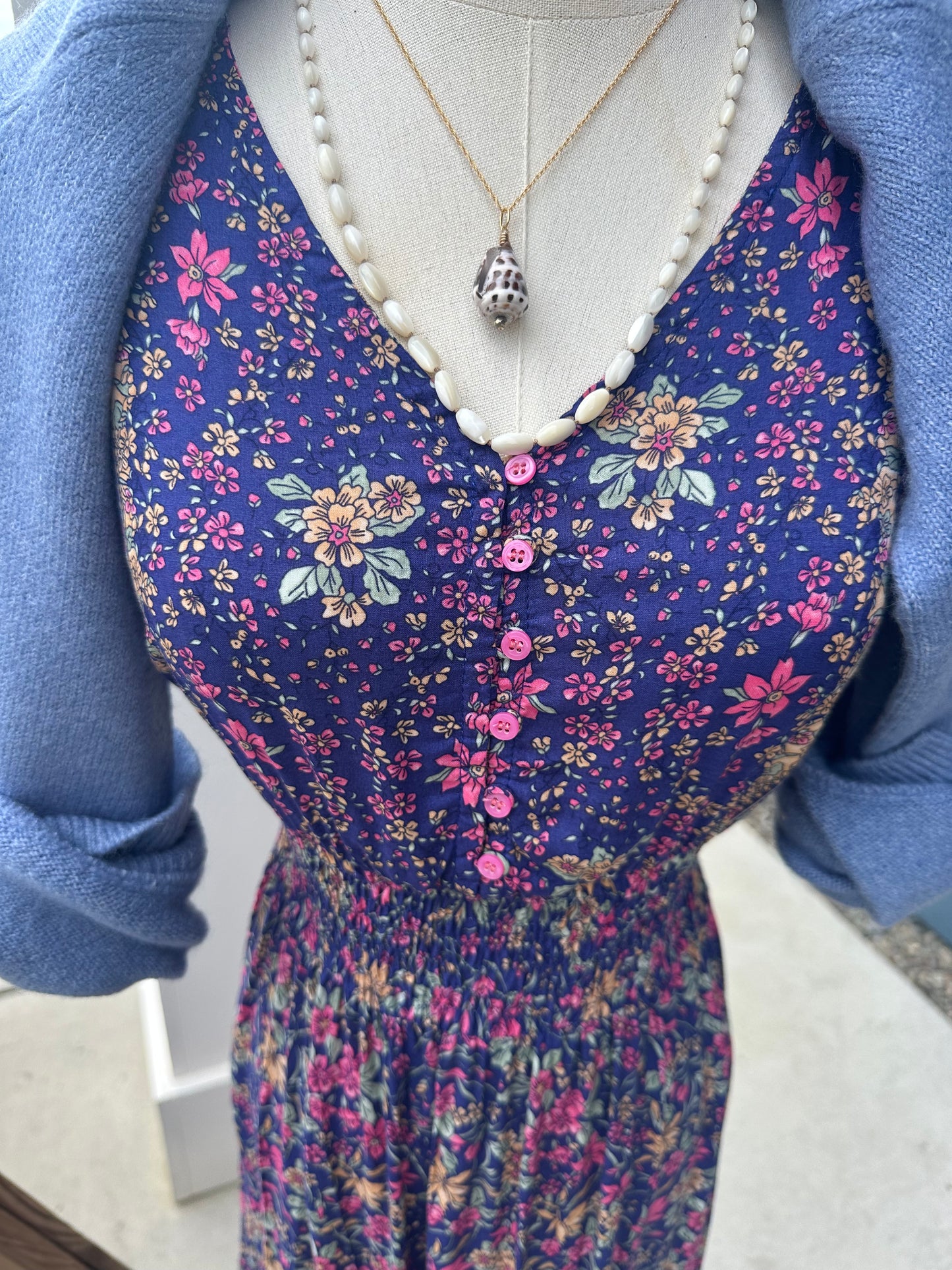 Marlowe Maxi Dress | Navy Iris