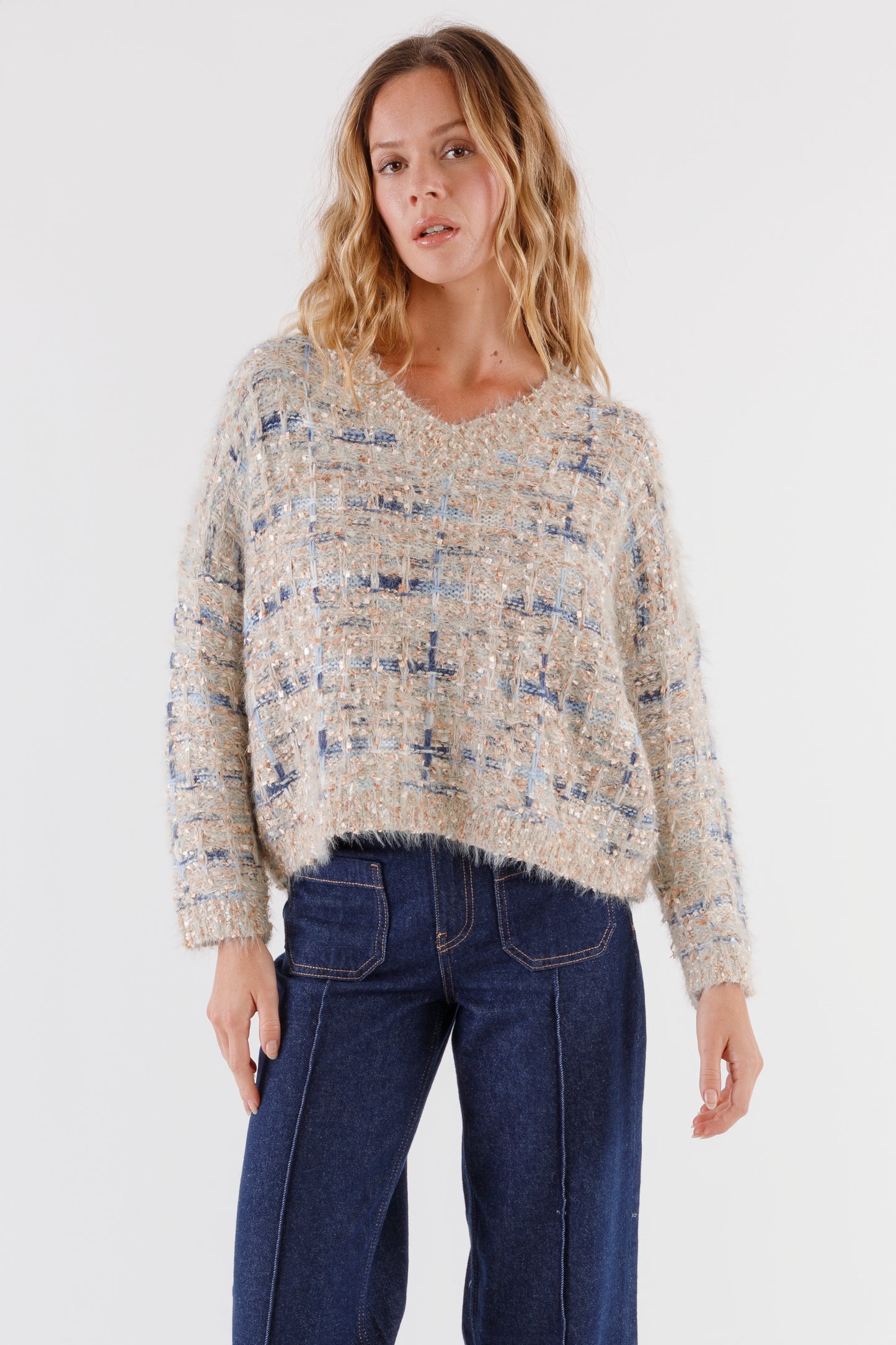 Davi Pullover Sweater | Multi