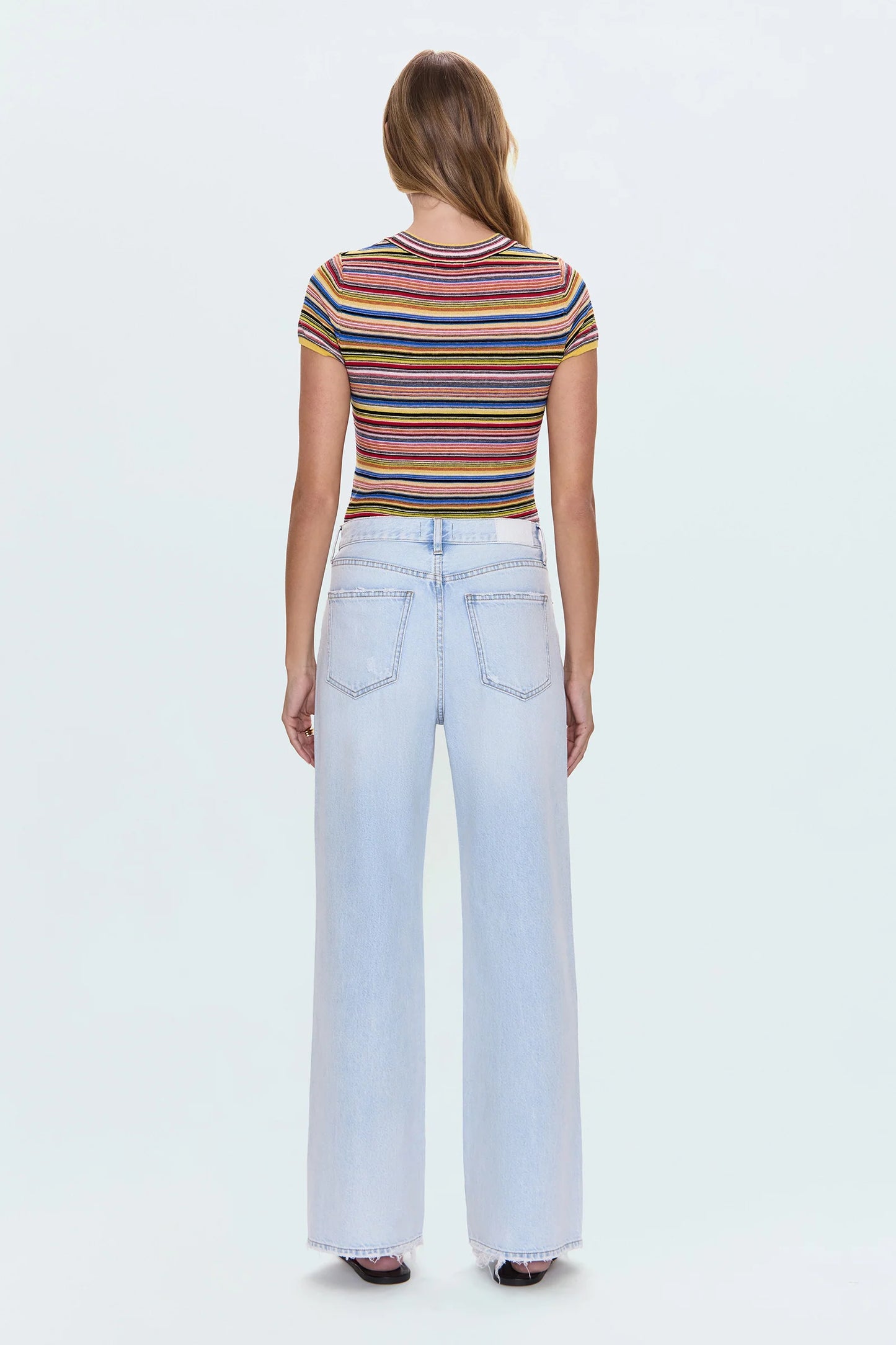 Hendrix High Rise Baggy Jean | Waterfall