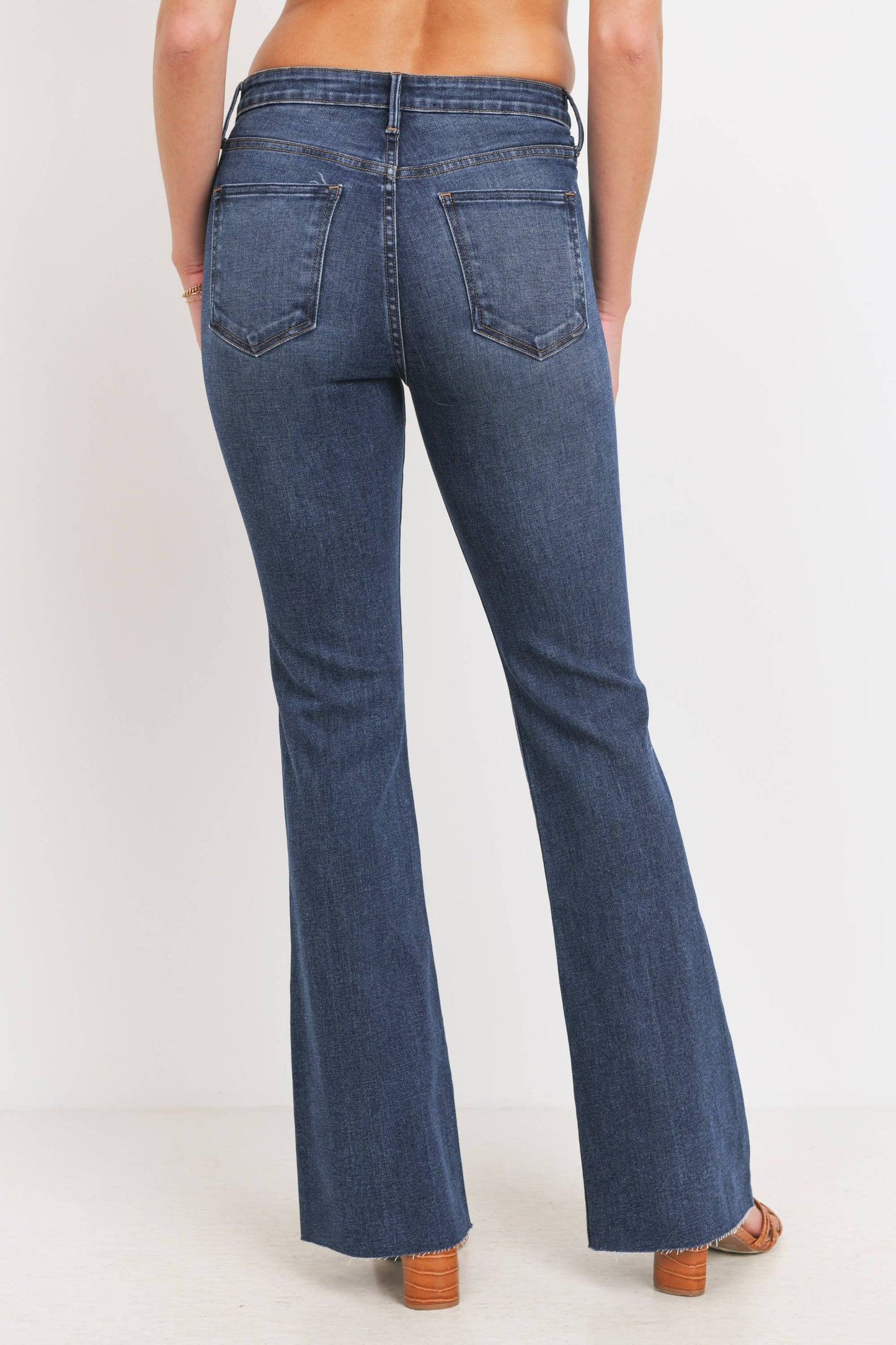Darla -High Rise Scissor Cut Flare Jeans