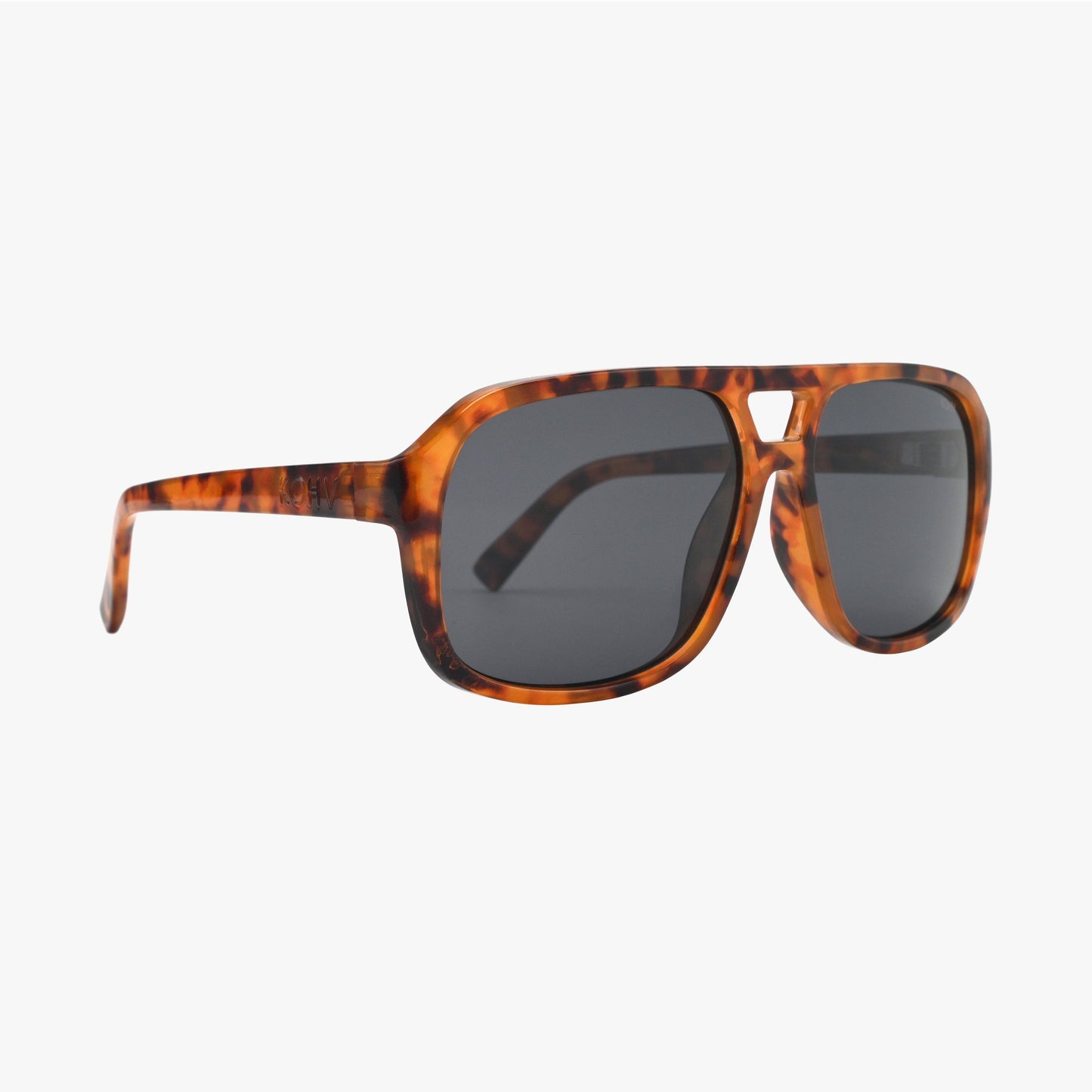 SUMMIT TORTOISE Polarized Square Trendy Aviator Sunglasses