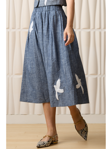 Galapagos Skirt | Denim