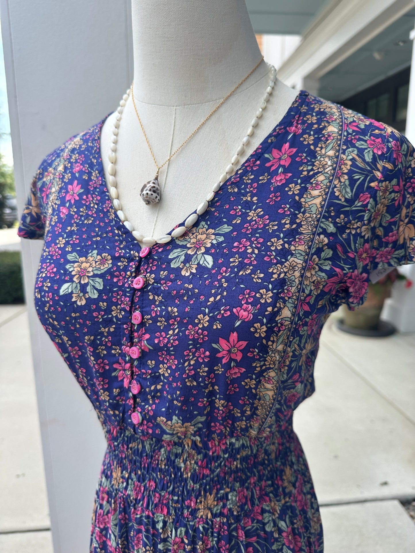 Marlowe Maxi Dress | Navy Iris