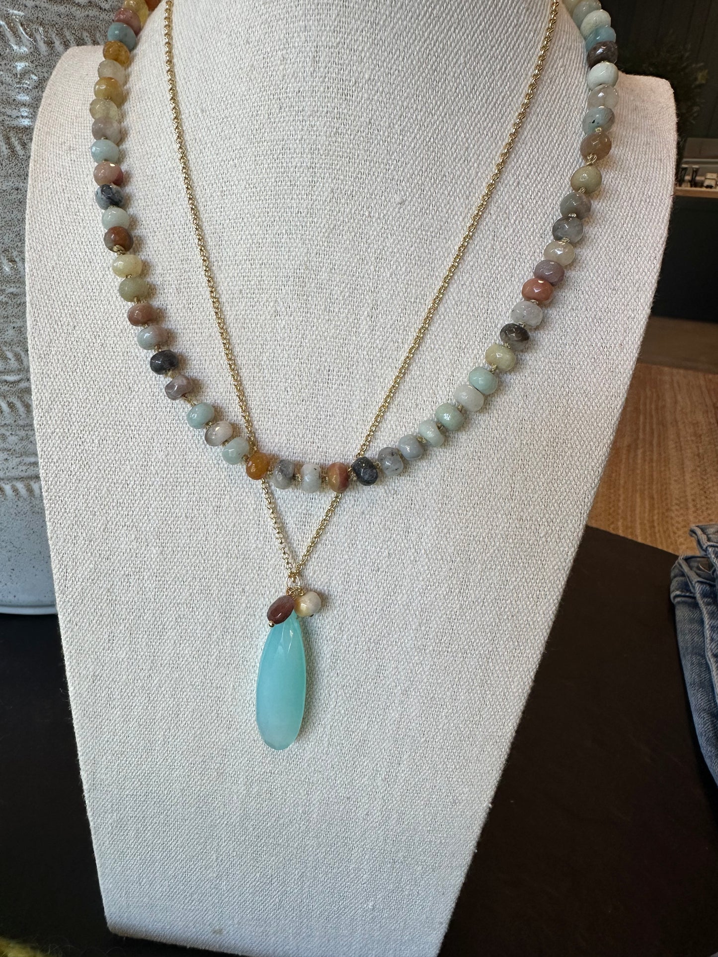 Lagoon Drop Necklace