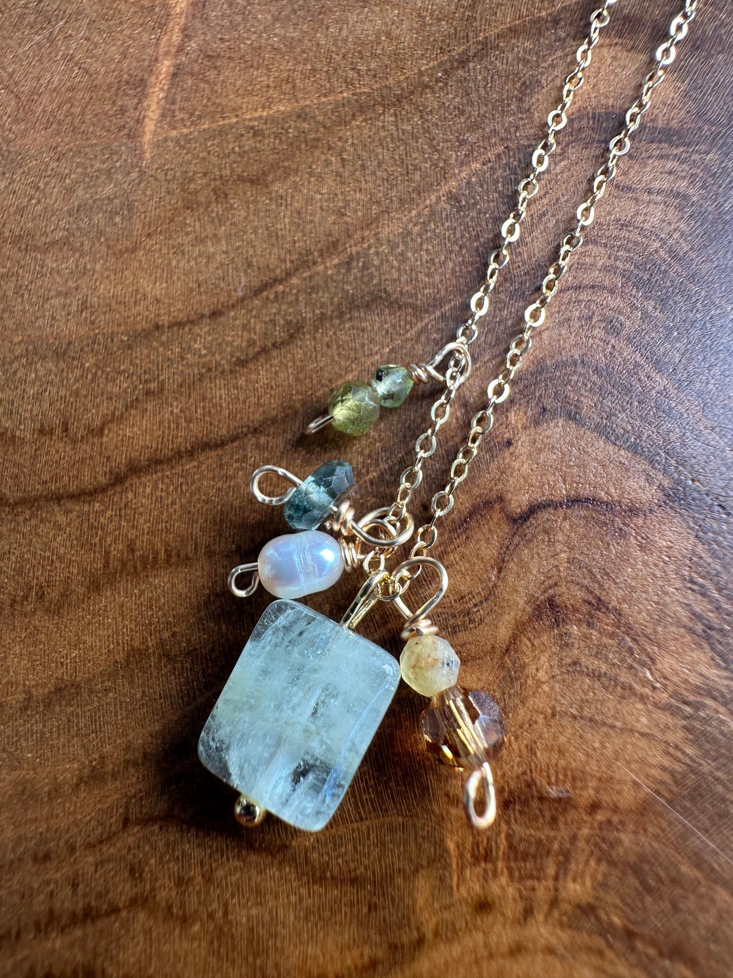 Compass Drop Necklace