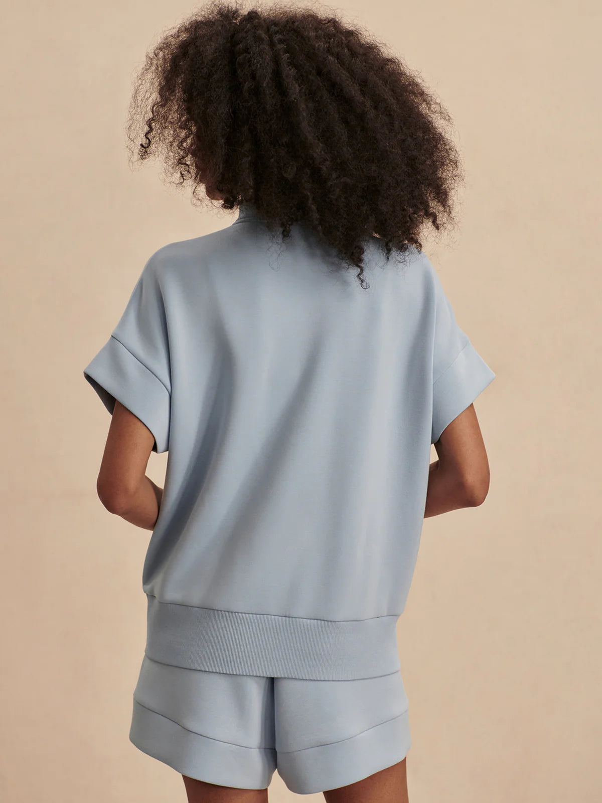 Ritchie Short Sleeve Sweat | Cashmere Blue