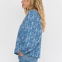 Aaina Blouse | Blue