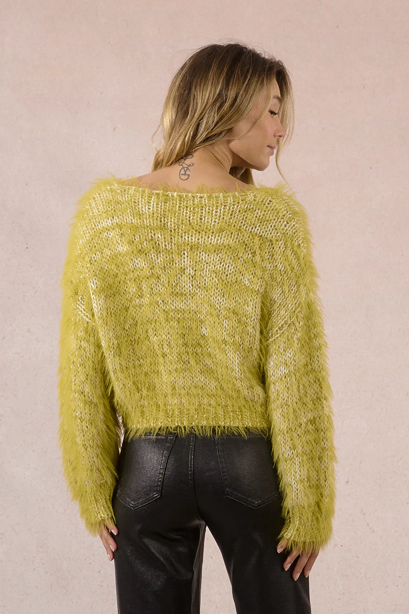 Juno Sweater | Chartreuse