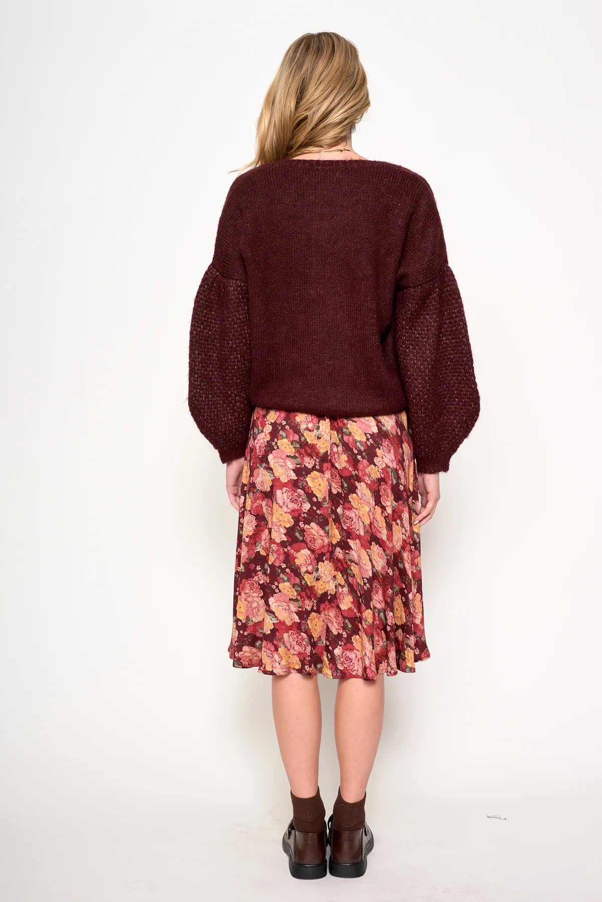 Jane Cardigan| Burgundy