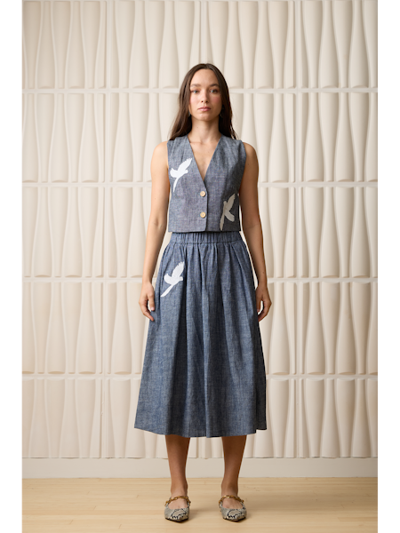 Positano Top | Denim