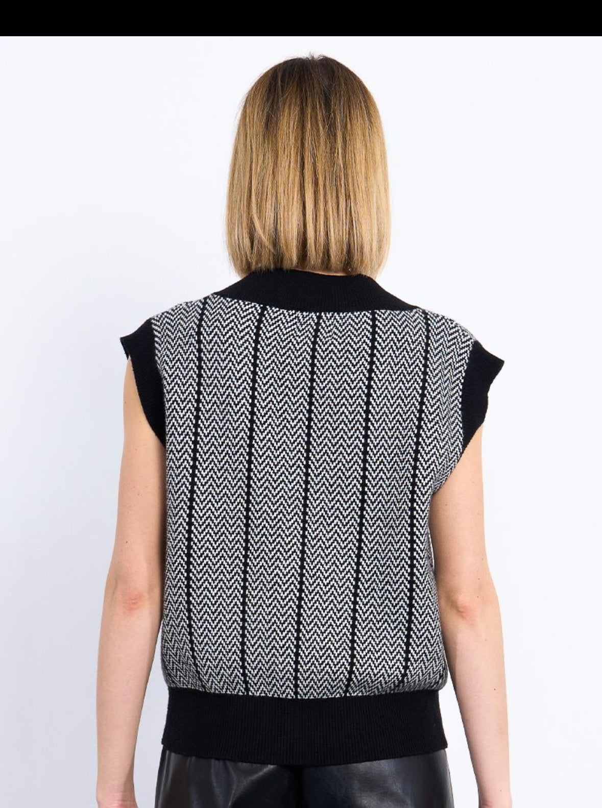 Sabrina Vest | Black