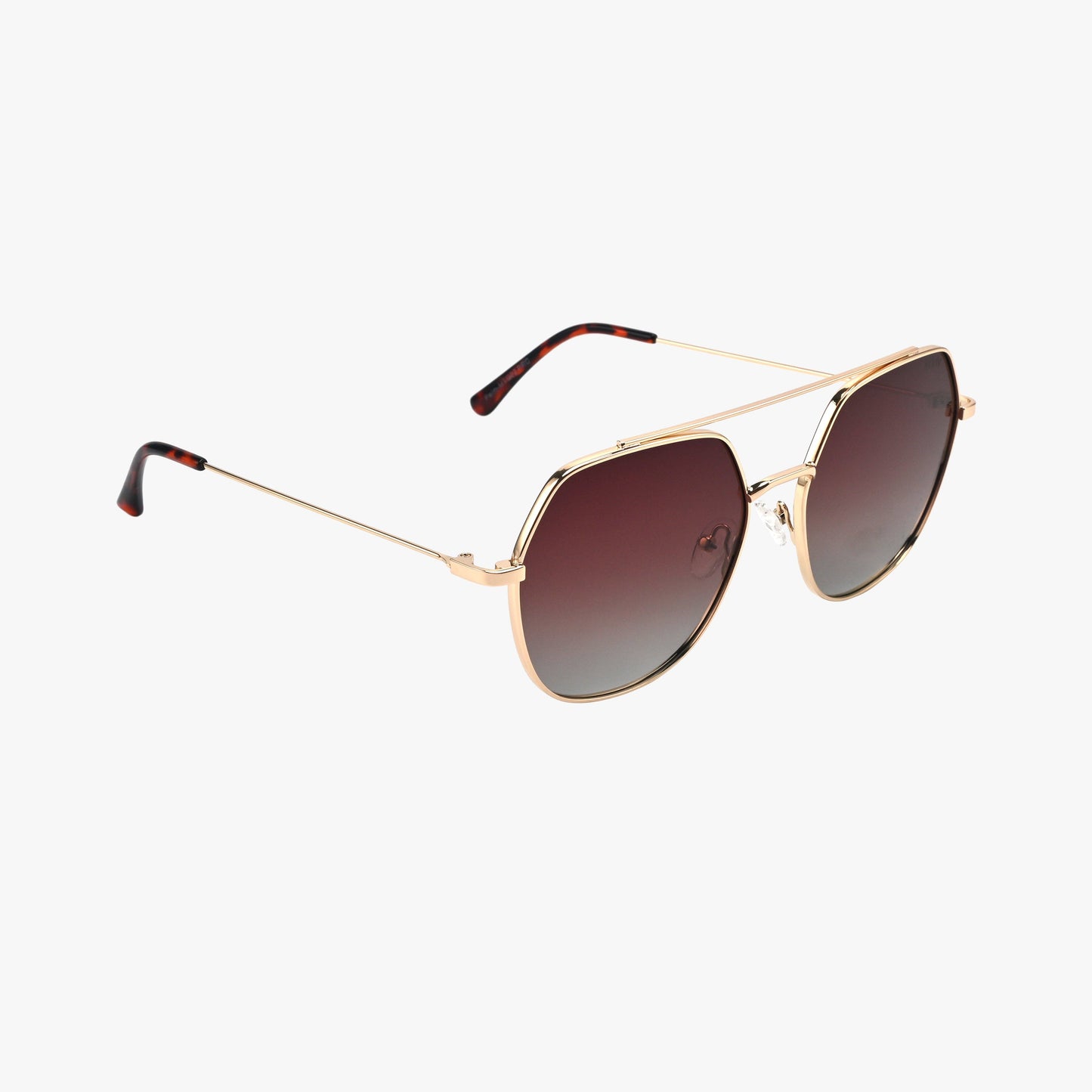PALM FADE Polarized Premium Metal Geometric Sunglasses