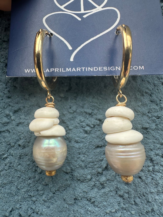 Oahu Puka Hoop Earrings
