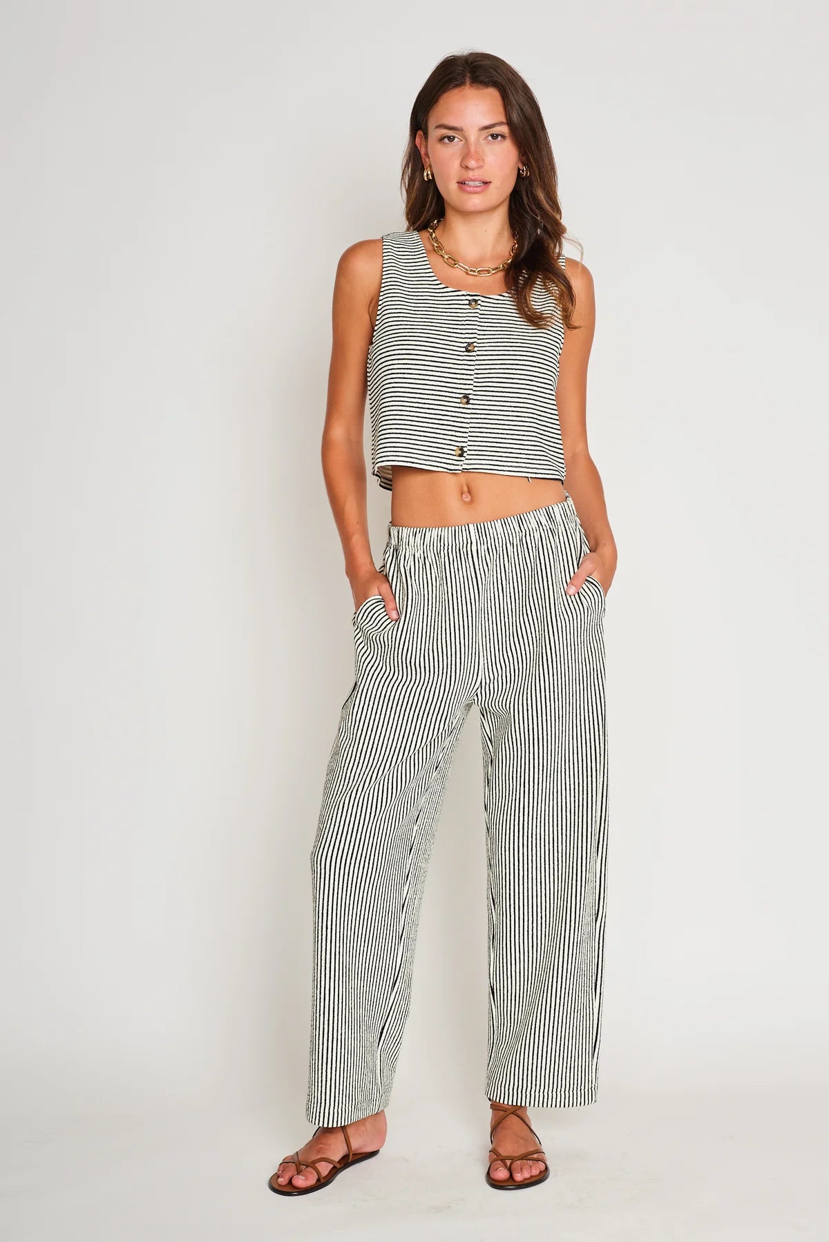 Flynn Pant | Black & White