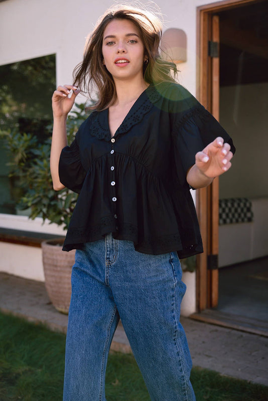 Georgia Collar Blouse