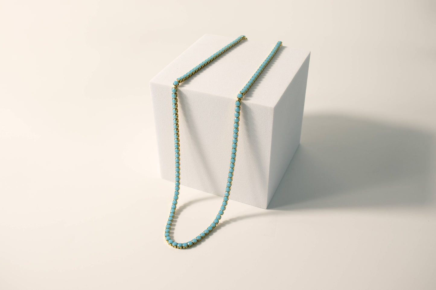 Turquoise Tennis Necklace