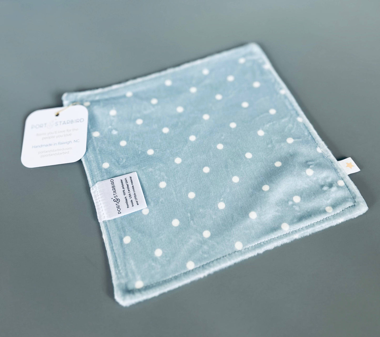 Blue Dot Minky Crinkle Sensory Toy