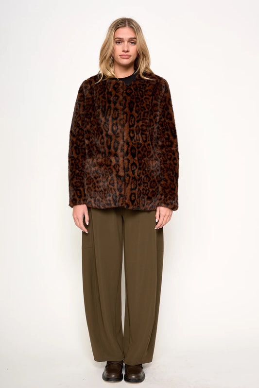 Lucia Coat | Classic Leopard