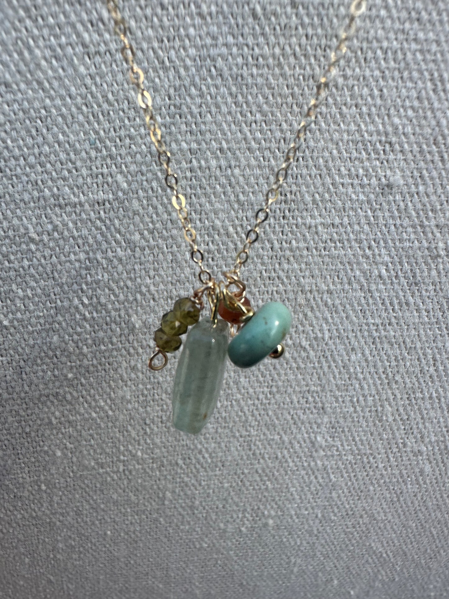 Aurora Cluster Necklace