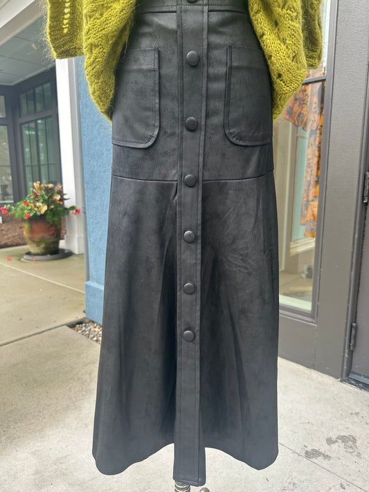 Marlie Suede Skirt