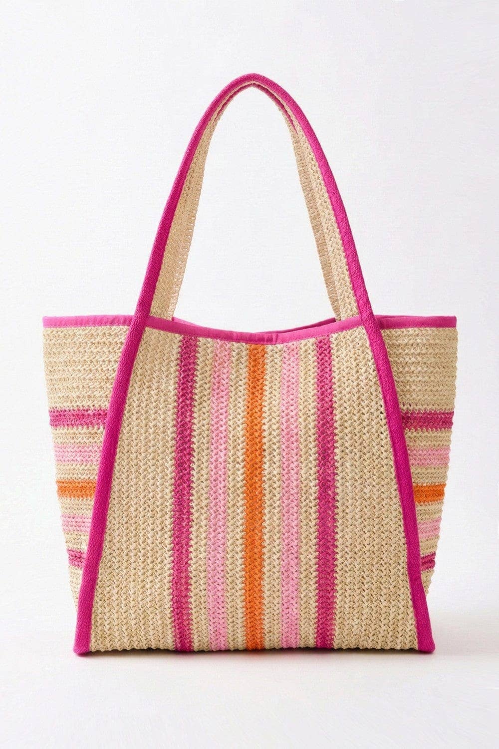 Juliet Multi Color Straw Beach Bag