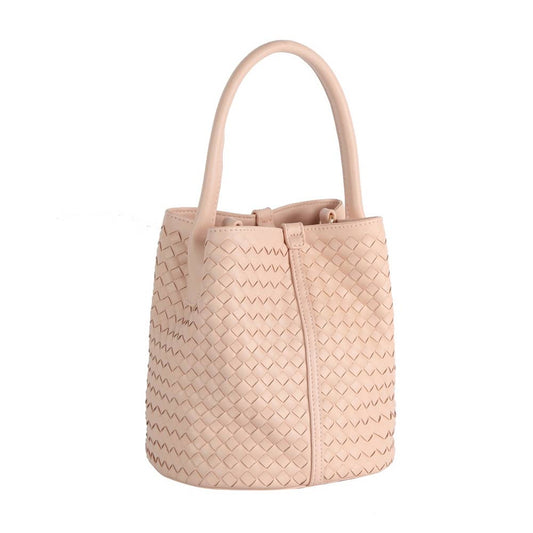 Susannah Basket Weave Bucket Bag