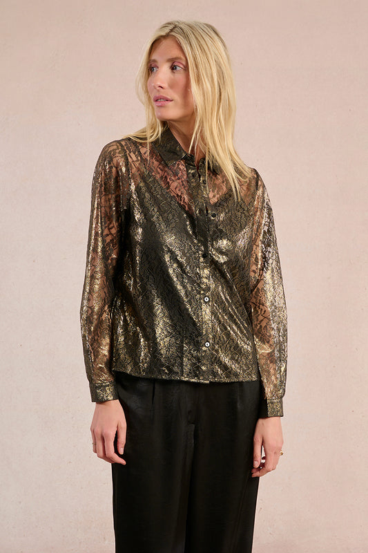 The Sylvia Top | Gold