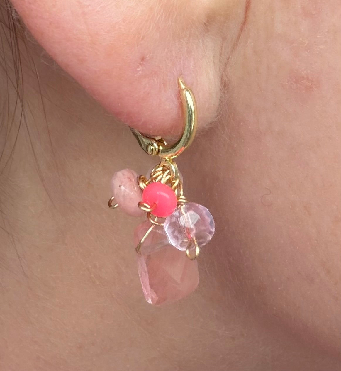 Blushing Beach Earring