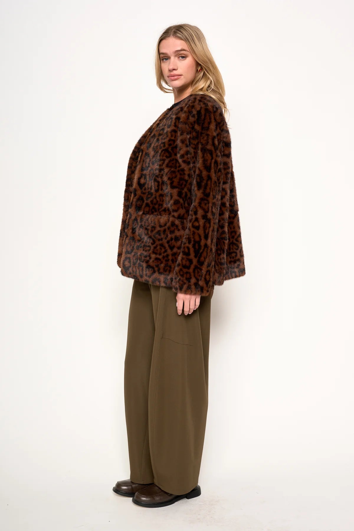 Lucia Coat | Classic Leopard