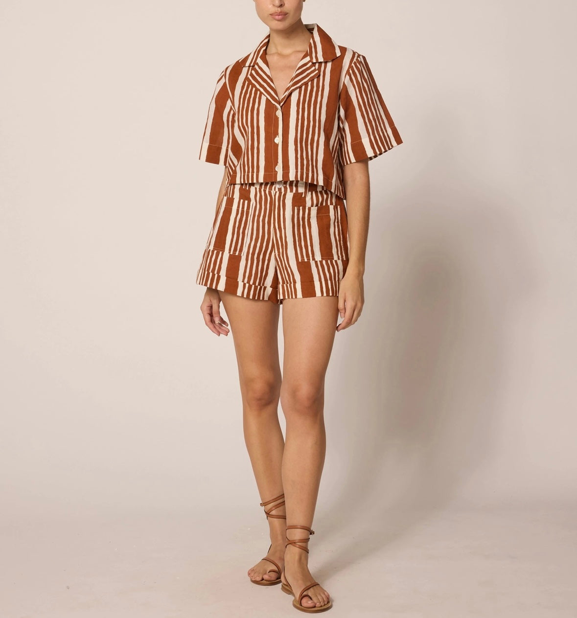 Mizuki Blouse | Vecchio Stripe